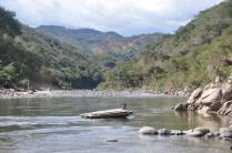 A magnífica paisagem do interior da Guatemala no caminho para Cobán